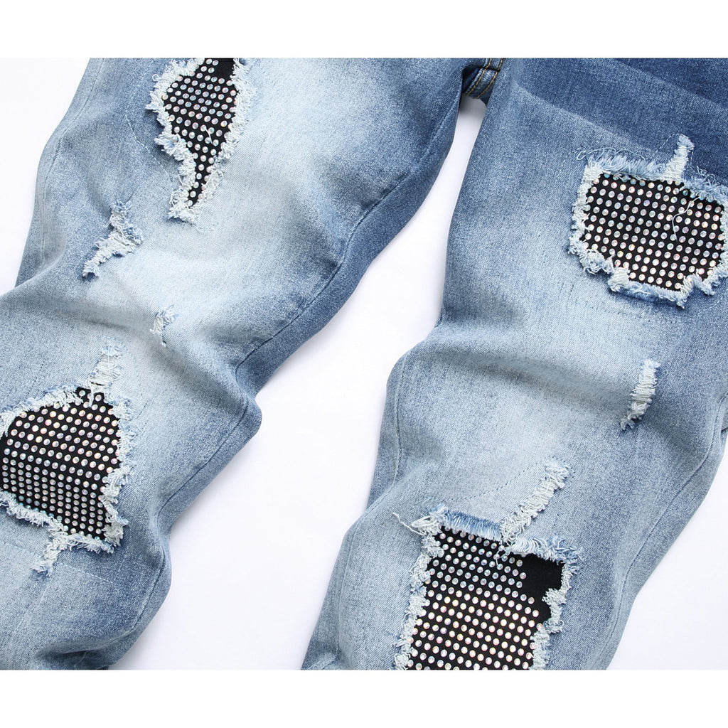 Amiri Jeans Ripped Stretch Jeans