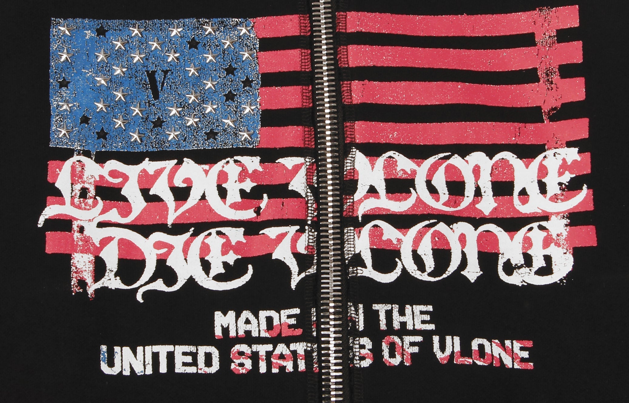 VLONE FLAG Zip Up Hoodie