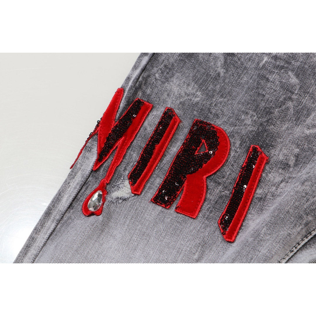 Amiri Jeans Trendy Casual Ripped Jeans