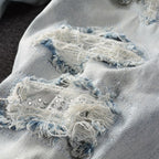 Amiri Jeans Casual Hip Hop Slim Jeans Men #808