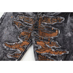 Amiri Jeans Trend Holes Black - Grey Jeans