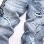 Amiri Jeans Ripped Stretch Jeans