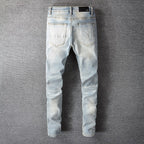 Amiri Jeans Casual Hip Hop Slim Jeans Men #808