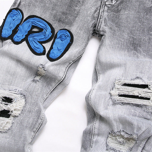 Amiri Jeans Ripped Stretch Jeans