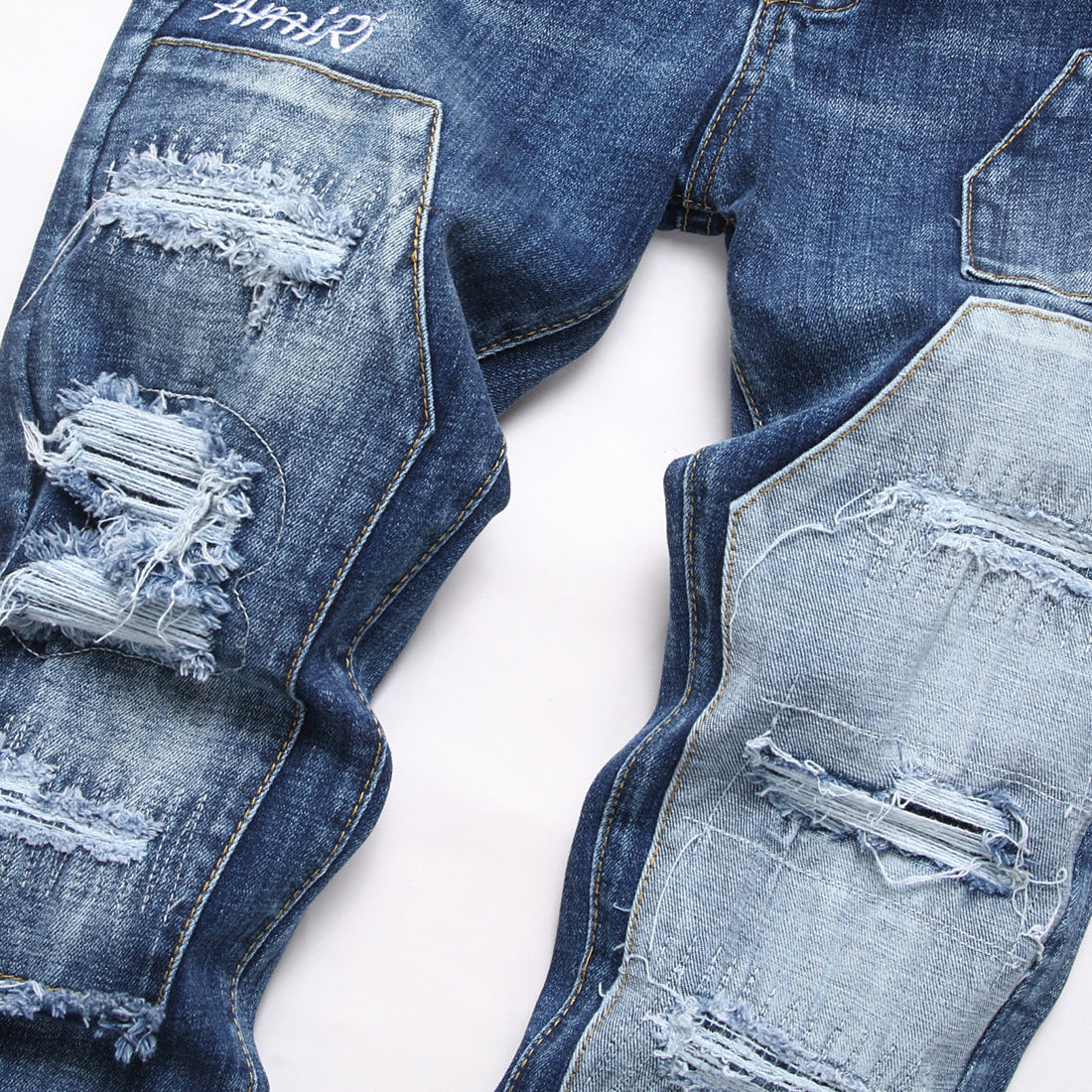 Amiri Jeans Ripped Stretch Jeans