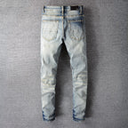 Amiri Jeans Casual Hip Hop Slim Jeans Men #805