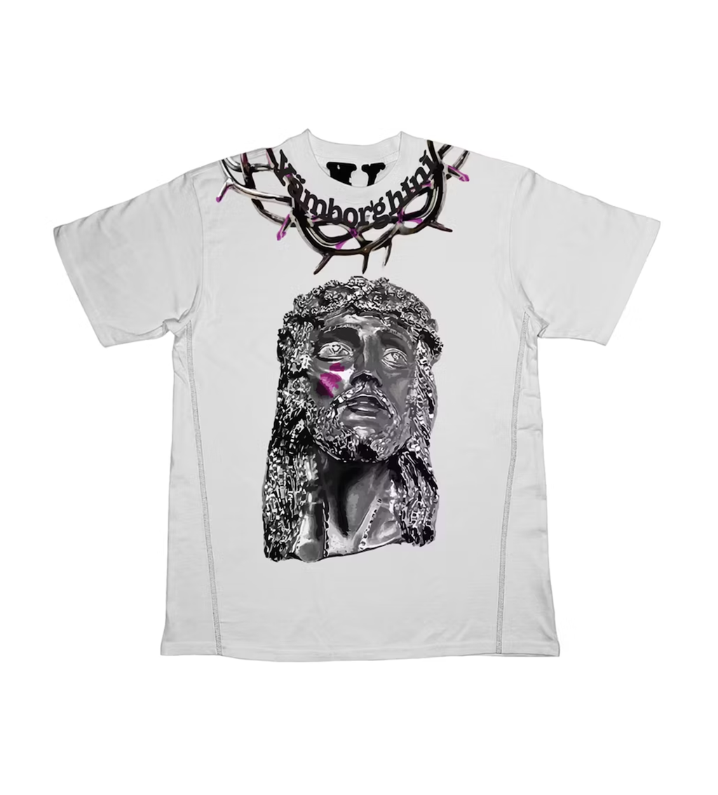 Vlone Yams Yamborghini Tee White