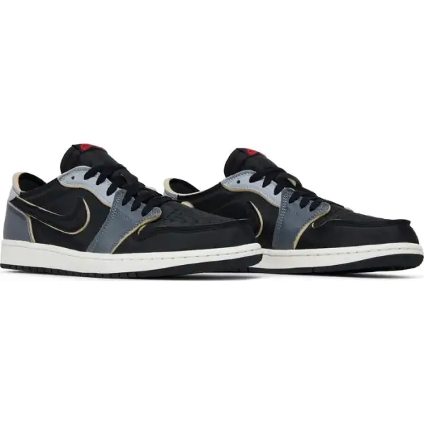 Air jordan 1 retro low og ex 'dark smoke grey'
