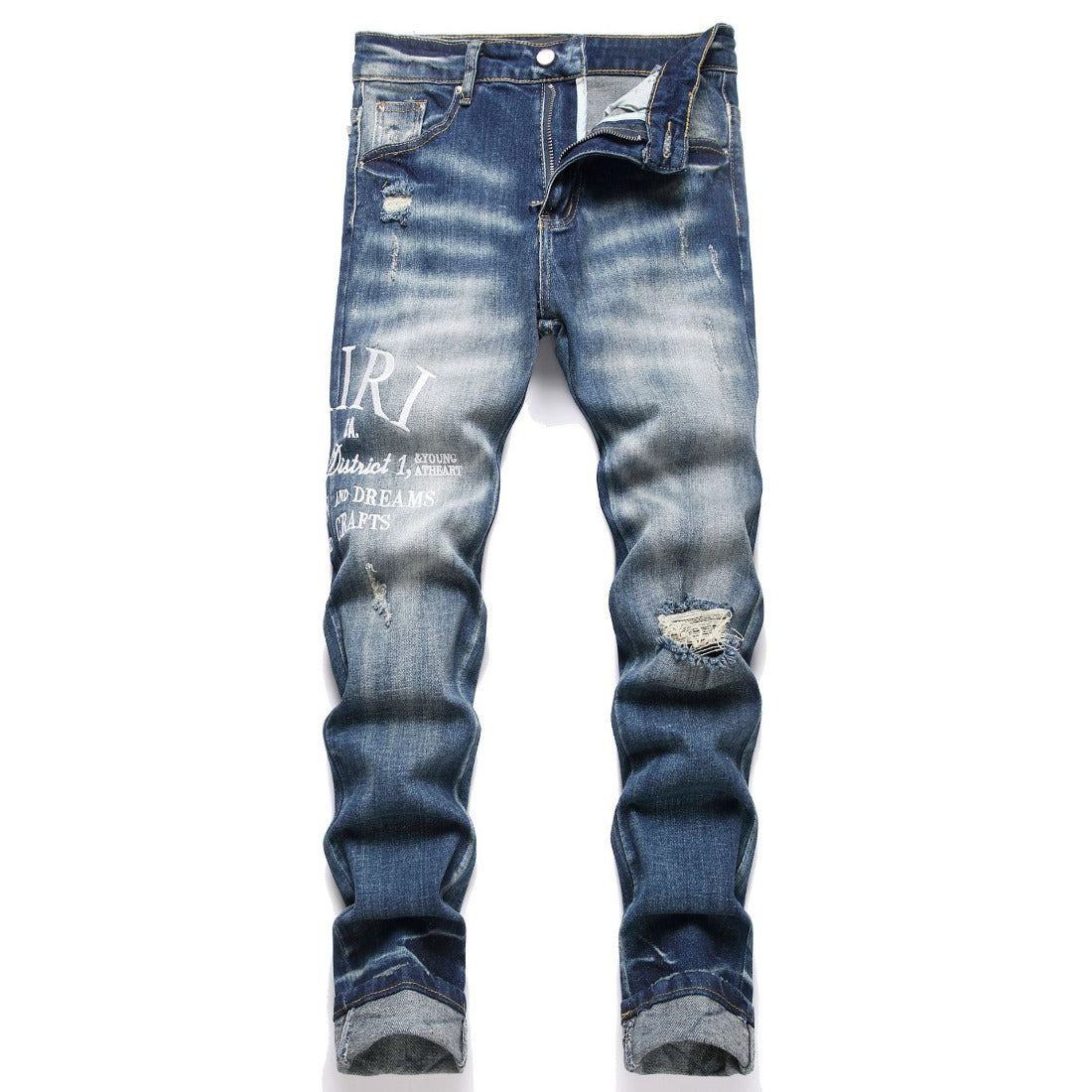 Amiri Jeans Ripped Stretch Jeans